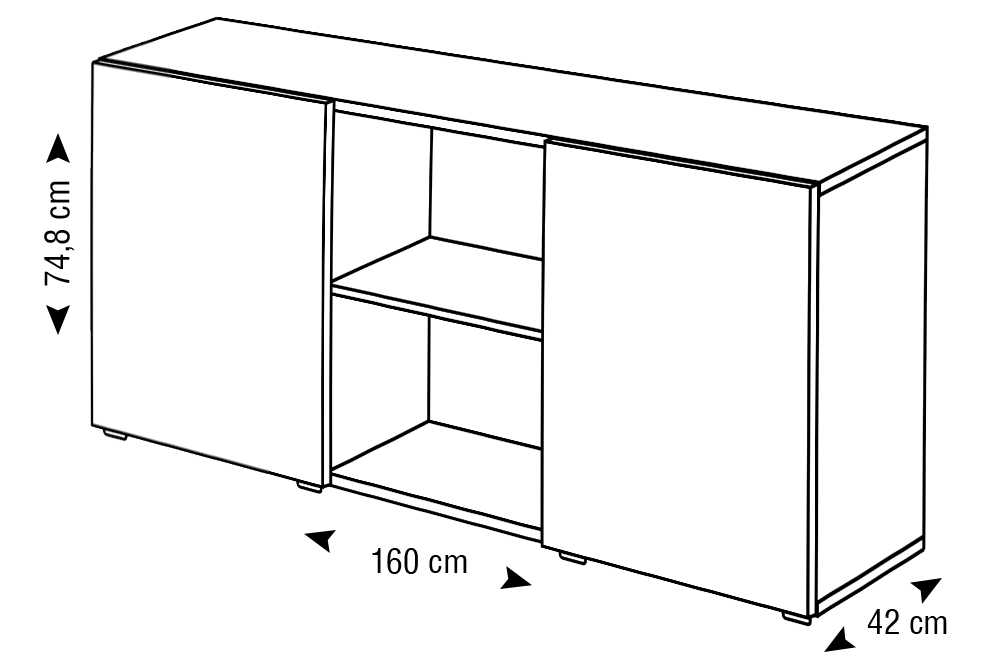 Sideboard Abmaße